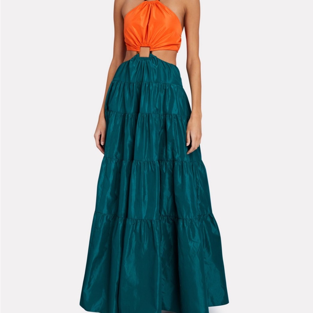 STAUD: Dome Taffeta Dress